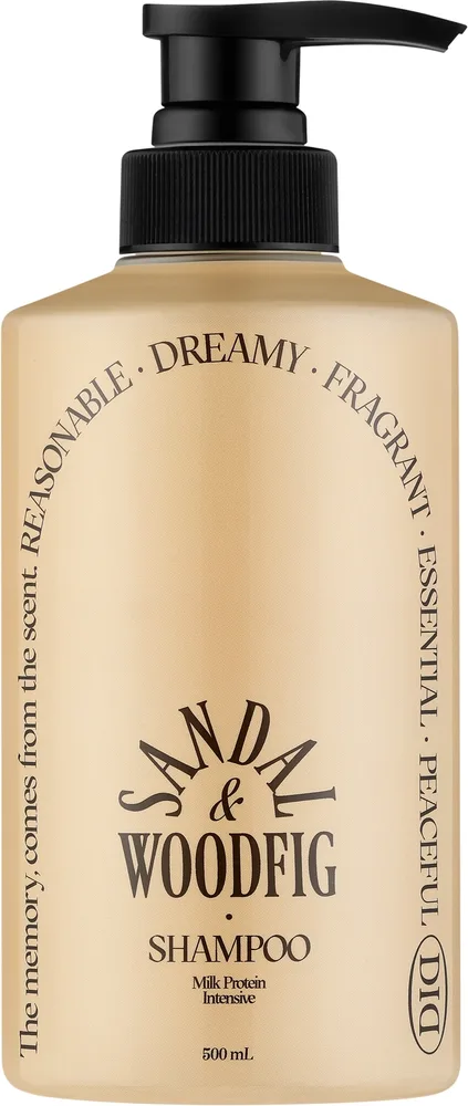 Шампунь Odid Milk Protein Sandalwood & Fig с молочным протеином и куркумой, 500 мл