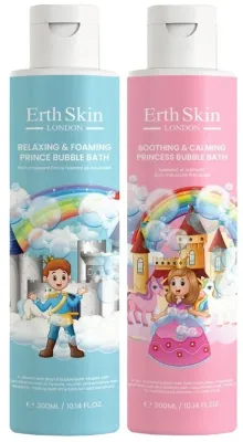 Набор пены для ванны ErthSkin London Royal Shine Princess и Prince 2 шт по 300 мл