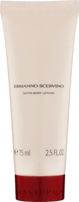 Атласный парфюмированный бальзам для тела Ermanno Scervino с маслом ши и экстрактом розы баккара, 200 мл