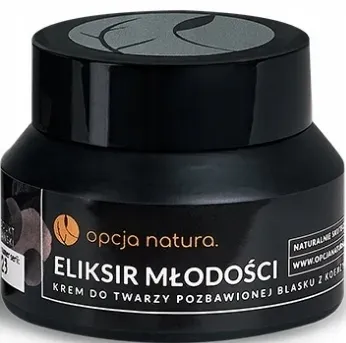Opcja Natura Elixir of Youth крем для лица с коэнзимом Q10 и аргановым маслом для сухой и тусклой кожи, веганский 50 мл