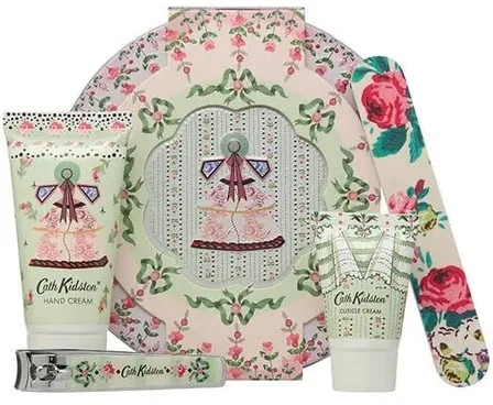 Маникюрный набор Cath Kidston Wild Flowers крем для рук крем для кутикулы пилка и книпсер с маслом ши