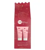 Dr Renaud Dr. Renaud Grenade Body Ritual Set (b/scrub/200 мл + b/milk/200 мл) - Набор Dr. Renaud Grenade скраб для тела 200 мл и молочко для тела 200 мл с гранатом — фото 1
