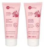 Dr Renaud Dr. Renaud Grenade Body Ritual Set (b/scrub/200 мл + b/milk/200 мл) - Набор Dr. Renaud Grenade скраб для тела 200 мл и молочко для тела 200 мл с гранатом — фото 2