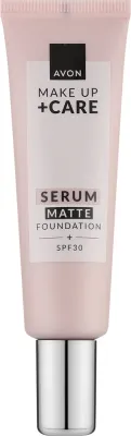 Тональная основа-сыворотка Avon Make Up + Care Serum Matte Foundation матирующая SPF 30, 30 мл