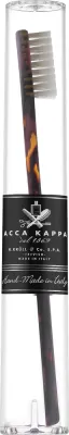 Зубная щётка Acca Kappa Storica Collection Toothbrush Nylon Soft с мягкой нейлоновой щетиной, коричневая, 1 шт