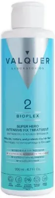 Крем для волос Valquer Bioplex Super Hero восстанавливающий, для повреждённых волос, с маслом жожоба и протеинами пшеницы, 200 мл
