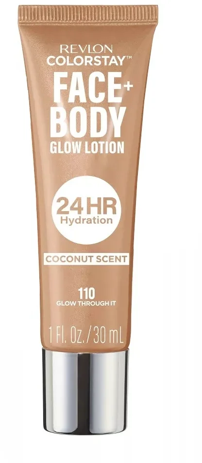 Тонирующий лосьон Revlon ColorStay Face + Body Glow Lotion сияющий, 30 мл, оттенок 130 - If You Glow You Glow