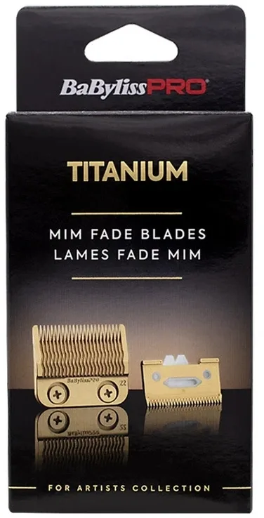 Нож для машинки для стрижки Babyliss Pro 4Artist Titanium Gold Fade FX8022GE, ширина 45 мм, золотой, 1 шт