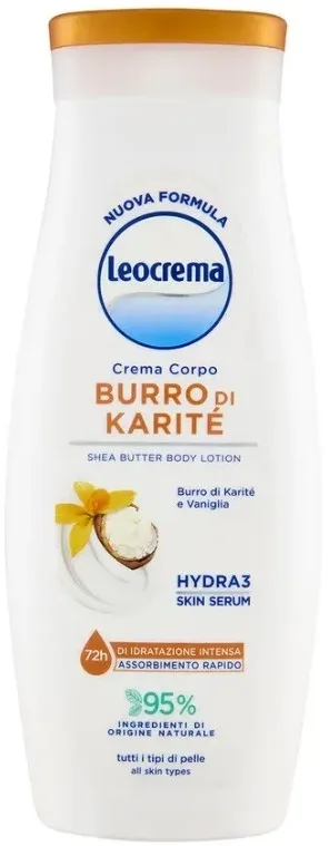 Бальзам для тела Leocrema Shea Butter Body Lotion с маслом ши и ванилью, 250 мл
