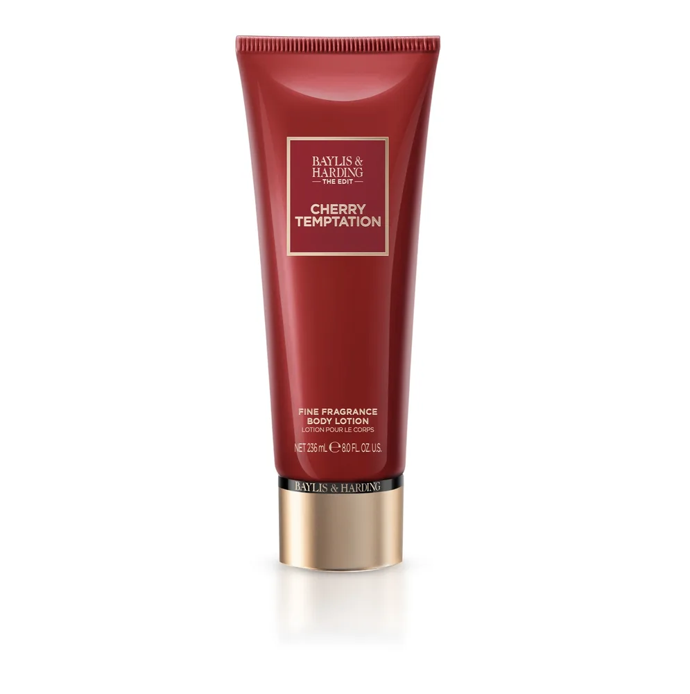 Baylis & Harding Baylis & Harding The Edit Cherry Temptation Body Lotion - Бальзам для тела The Edit Cherry Temptation Body Lotion с витамином E, лёгкий, 236 мл