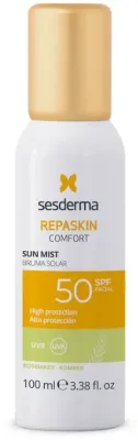 Мгла солнцезащитная SesDerma Laboratories Repaskin Comfort Rosemary Sun Mist SPF50, водостойкая, в виде спрея, 100 мл