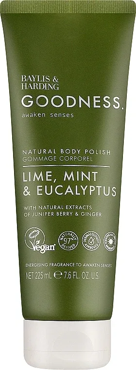 Baylis & Harding Baylis & Harding Goodness Natural Body Polish L Lime, Mint & Eucalyptus - Скраб для тела Lime, Mint & Eucalyptus 225 мл