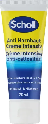 Интенсивный крем против ороговений на стопах Scholl Anti-Hornhaut Creme Intensiv, с фруктовыми кислотами