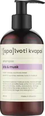 Шампунь Spalvoti Kvapai Iris & Musk питательный с алоэ вера, 250 мл