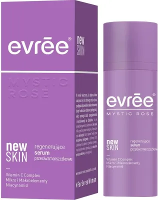 Регенерирующая ночная сыворотка для лица с центеллой и ниацинамидом Evree Mystic Rose 30 мл