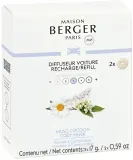 Maison Berger Car Diffuser Cozy Musk Refill набор сменных блоков для автомобильного диффузора 2 шт, аромат для авто белый мускус — фото 1