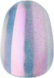 Накладные ногти Kiss Gel Fantasy Allure Change Chance с клеем, серебристые зеркальные, короткие овальные, 28 шт — фото 4