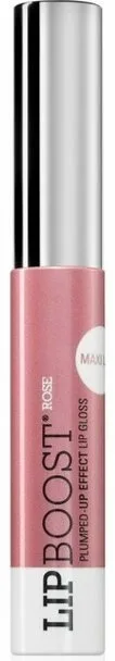 Блеск для губ Tolure Cosmetics Lipboost Plumped-up Effect Lip Gloss с эффектом влажных губ, увеличивающий объём, 8 мл, оттенок Rose
