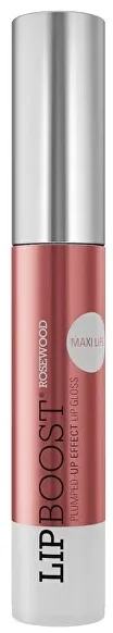 Блеск для губ Tolure Cosmetics Lipboost Plumped-up Effect Lip Gloss с эффектом влажных губ, увеличивающий объём, 8 мл, оттенок Rosewood