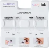 Накладные ресницы Kiss ImPRESS Press On Falsies 02 самоклеящиеся, изогнутая лента, естественный вид — фото 2