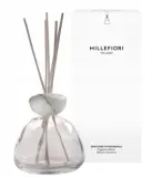 Ароматический диффузор Millefiori Milano Air Design Marble Glass без наполнителя, стеклянный, прозрачный с белым — фото 1