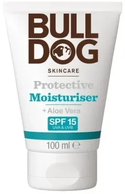 Bulldog Skincare Bulldog Protective Moisturiser SPF15 - Крем для лица Bulldog Protective Moisturiser SPF15 увлажняющий, с защитой от UVA/UVB