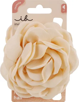 Заколка для волос Invisibobble Clipstar M Spring Rose в форме кремовой розы, 1 шт