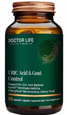 БАД Doctor Life URIC Acid и Gout Control для поддержания нормального уровня мочевой кислоты, в капсулах, 60 капсул