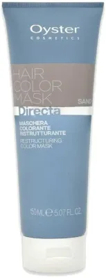 Маска для волос оттеночная Oyster Cosmetics Directa Restructuring Color Mask, реструктурирующая, 150 мл, оттенок Sand