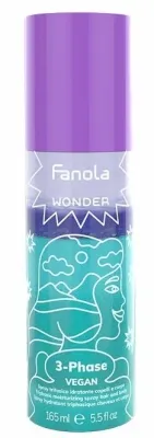 Трёхфазный спрей для волос и тела Fanola Wonder 3-Phase увлажняющий, облегчает расчёсывание, 165 мл
