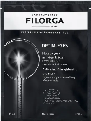 Антивозрастная маска для кожи вокруг глаз Filorga Optim-Eyes Anti-Aging And Brightening Eye Mask, осветляющая, 6 мл