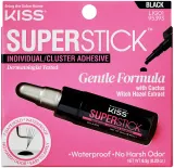 Клей для накладных ресниц Kiss Super Stick Individual Lash Cluster Adhesive Black чёрный, стойкий, с аппликатором, 6,5 г — фото 4