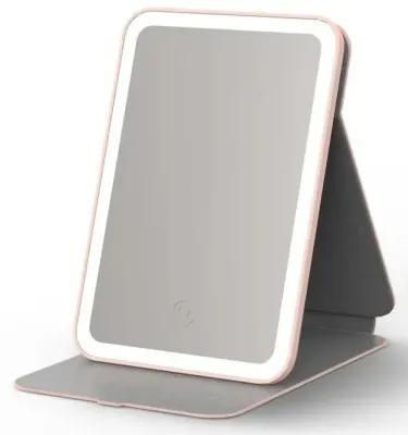 Зеркальце косметическое с подсветкой Medisana CM 400 Cosmetics Mirror, сенсорный диммер, аккумулятор, с чехлом, 1 шт