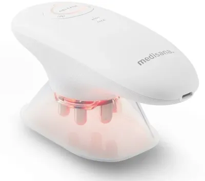 Массажёр Medisana VC 150 Massager White, 3 программы массажа, EMS, зарядка через USB, белый, 1 шт