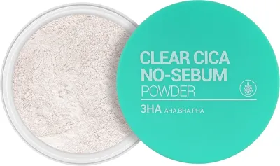 Рассыпчатая матирующая пудра Esfolio 3HA Clear Cica No-Sebum Powder с центеллой, 5 г