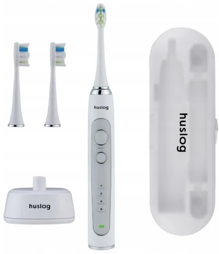 Звуковая зубная щётка Huslog Sonic Toothbrush AL-050131 с зарядной базой и футляром, белая, 1 шт