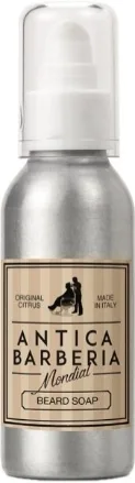 Мыло для бороды Mondial Citrus Antica Barberia цитрусовое, 100 мл/ Мондиаль
