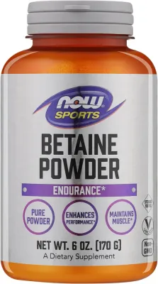 БАД Now Foods Sports Betaine бетаин в порошке, для спортсменов и активных людей