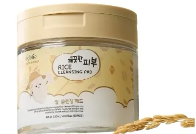 Диски косметические с рисовой водой Esfolio Pure Skin Rice Cleansing Pad двусторонние, 130 мл