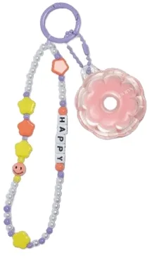 Набор Pupa Happy Charms Lilla блеск для губ 0.4 мл и сумочка-брелок сиреневая, оттенок Happy Lilla
