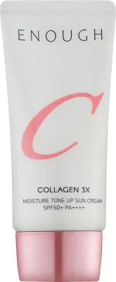 Крем для лица тонирующий Enough Collagen 3X Tone Up SPF50+ PA++++ 50 мл