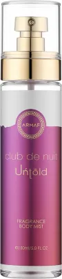 Armaf Club De Nuit Untold Body Mist парфюмированный мист для тела 150 мл, аромат жасмина, шафрана и амбры