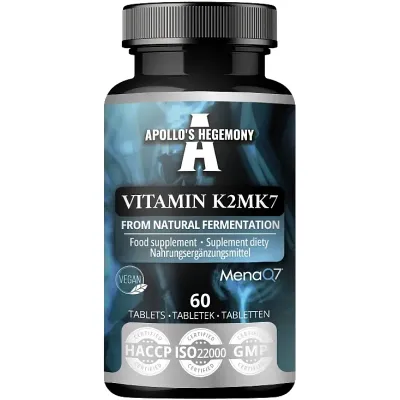 БАД Витамин K2 MK7 Apollo's Hegemony Vitamin K2 MK7, 60 шт