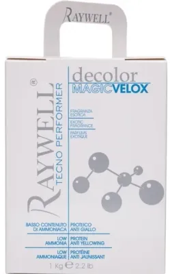 Осветляющая пудра для волос Raywell Magic Velox Blu, до 5 тонов, с кокосовым ароматом, 1000 г
