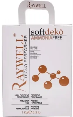 Осветляющая пудра для волос Raywell Soft Deko Ammonia Free, белая, беспылевая, 1000 г