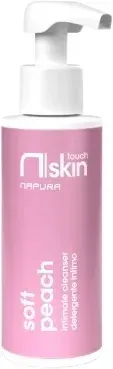Napura N Skin Touch гель для интимной гигиены Soft Peach с молочной кислотой и пребиотиками 100 мл, с ромашкой и календулой