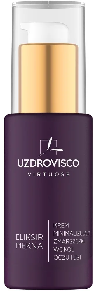 Крем-эликсир для области вокруг глаз и губ Uzdrovisco Virtuose Beauty с маслом ши экстрактом овса и бузины для зрелой кожи 30 мл