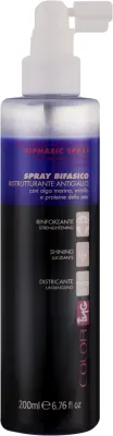 Восстанавливающий двухфазный спрей ING Professional Restoring Anti Yellow Biphasic Spray, нейтрализует жёлтые оттенки, 200 мл