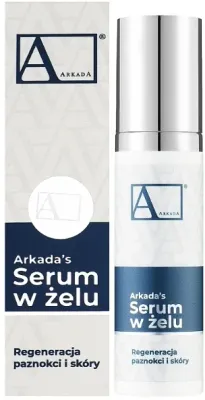 Сыворотка для кожи и ногтей Aarkada Serum гелевая, с коллагеном, с дозатором airless, 15 мл