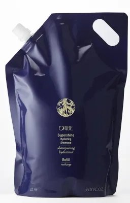Шампунь для волос Oribe Supershine Hydrating Shampoo Refill увлажняющий, сменный блок, 1000 мл